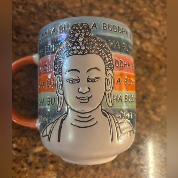 Buddha Mug Cup by Spectrum Luster Glazed Mood - Picture 2 of 7